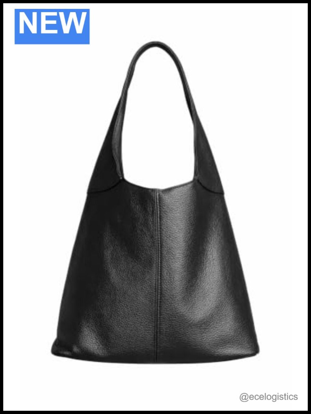 Genuine Italian Leather Hobo Bag Large Shoulder Tote Purse